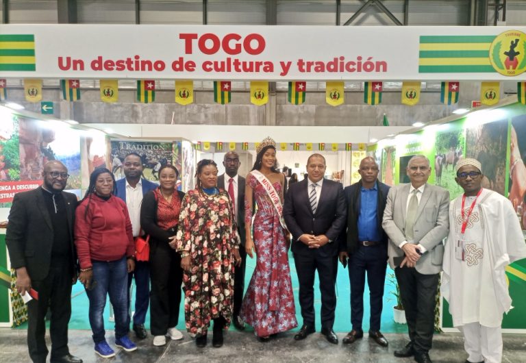 Miss Chimène Moladja à la FITUR 2023 de Madrid